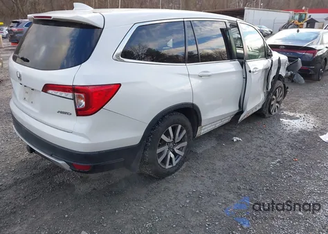 2021 Honda Pilot Awd Ex-L z USA, uszkodzony, nr VIN 5FNYF6H56MB032656